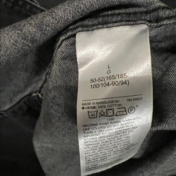 Banana Republic Denim Shirt Bundle | Men’s L | Black & Blue | Untucked Standard - Picture 11 of 12